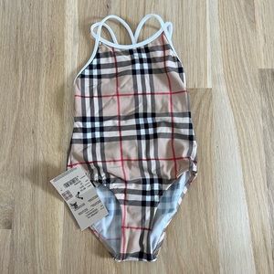 Burberry 1 piece bathing suit (toddler)